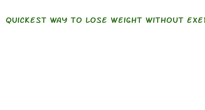 quickest way to lose weight without exercise or pills