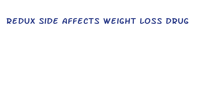 redux side affects weight loss drug