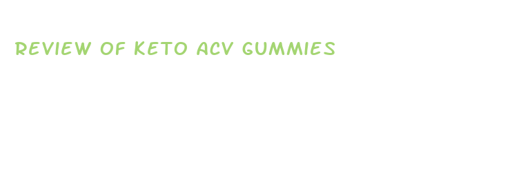 review of keto acv gummies