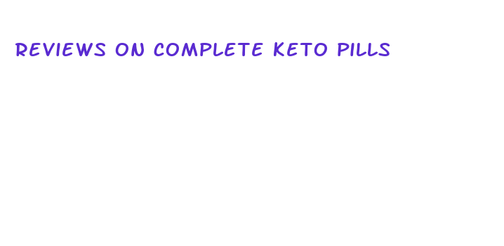 reviews on complete keto pills