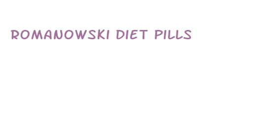 romanowski diet pills