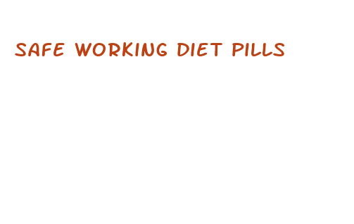 safe working diet pills