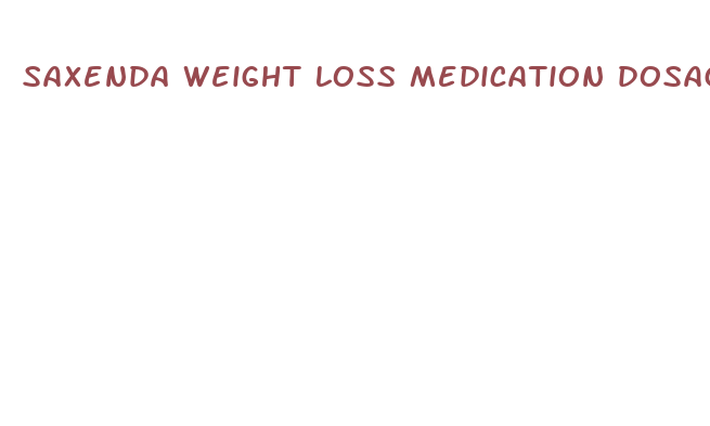 saxenda weight loss medication dosage