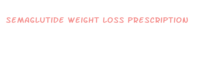 semaglutide weight loss prescription