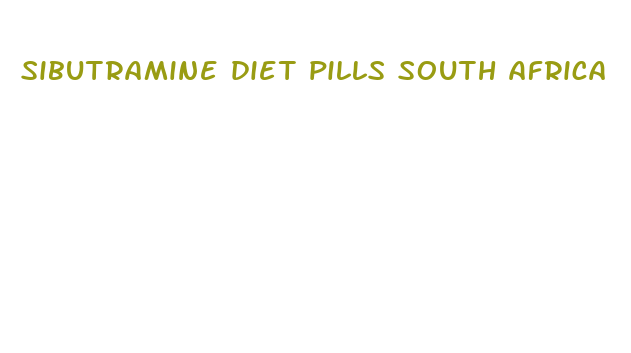 sibutramine diet pills south africa