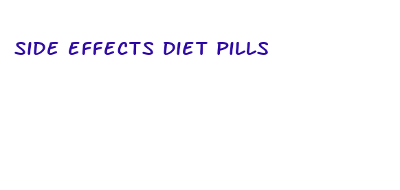 side effects diet pills