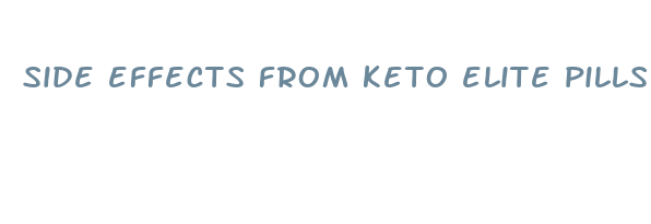 side effects from keto elite pills