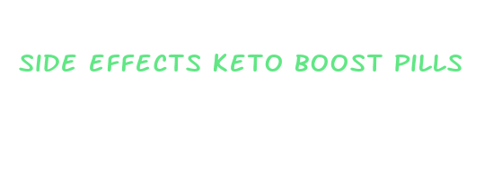 side effects keto boost pills