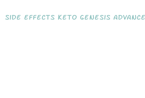 side effects keto genesis advanced weight loss pills