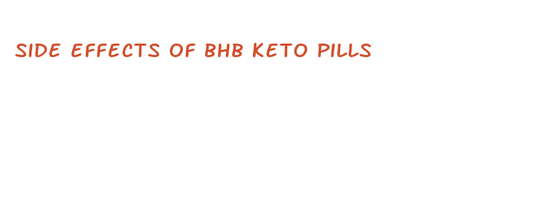 side effects of bhb keto pills