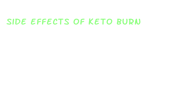 side effects of keto burn