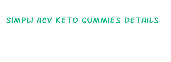 simpli acv keto gummies details