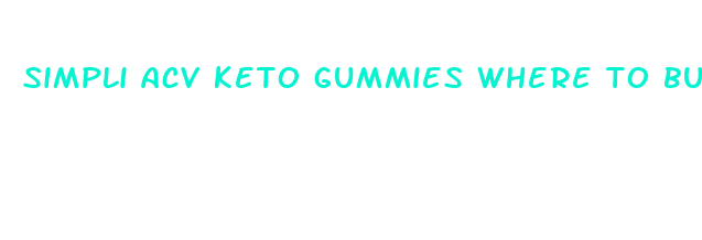 simpli acv keto gummies where to buy