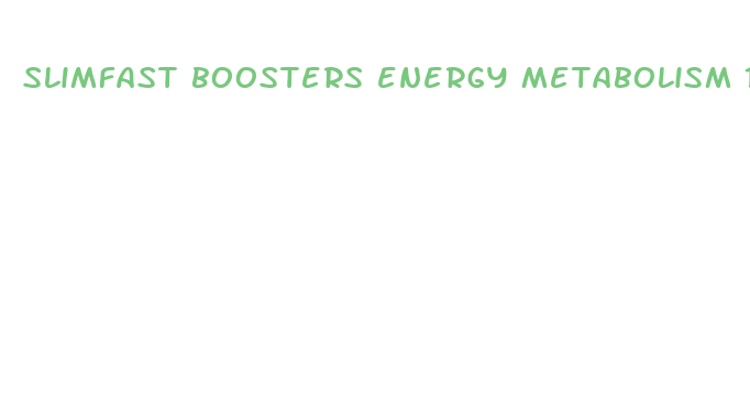 slimfast boosters energy metabolism 105 count