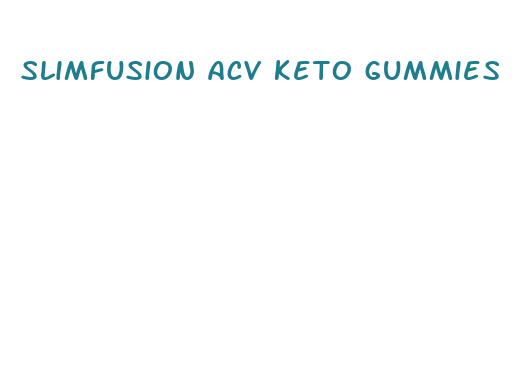 slimfusion acv keto gummies