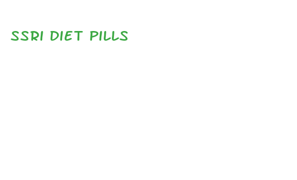 ssri diet pills