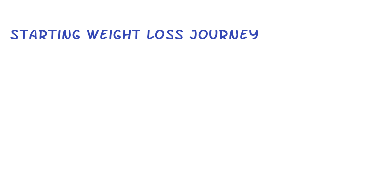 starting weight loss journey