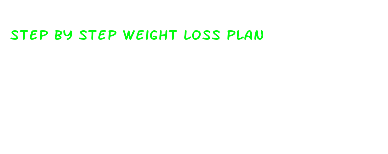 step by step weight loss plan