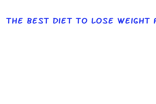 the best diet to lose weight fast without exercise