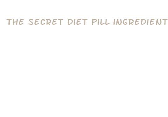 the secret diet pill ingredients