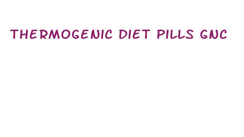 thermogenic diet pills gnc