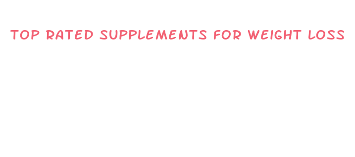 top rated supplements for weight loss