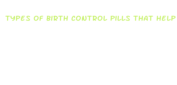 types of birth control pills that help you lose weight