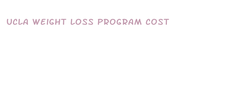 ucla weight loss program cost