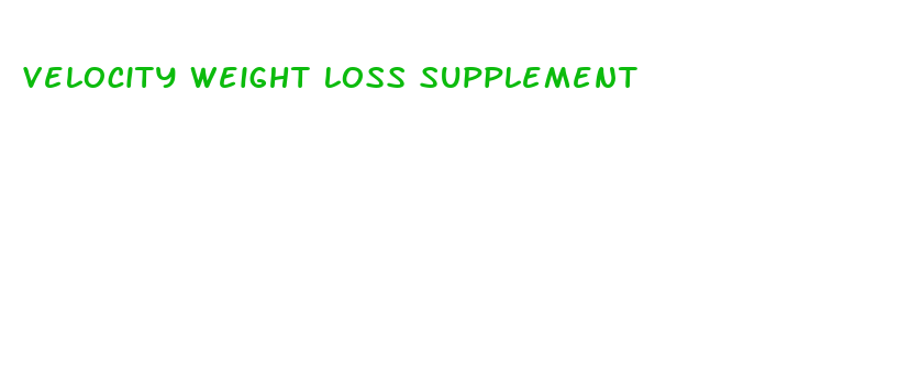 velocity weight loss supplement