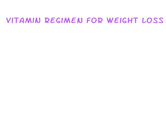 vitamin regimen for weight loss