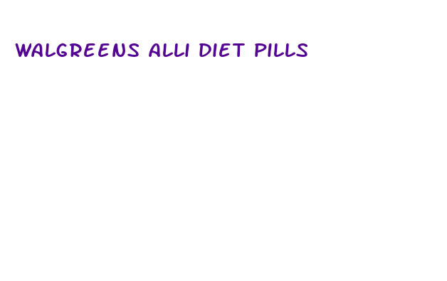 walgreens alli diet pills