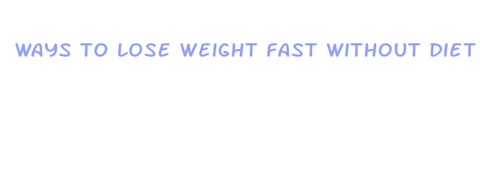 ways to lose weight fast without diet pills