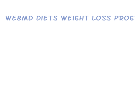 webmd diets weight loss programs