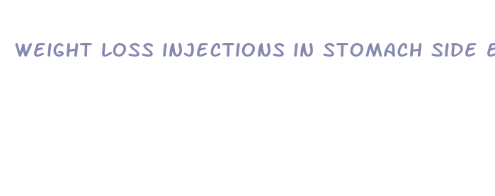 weight loss injections in stomach side effects