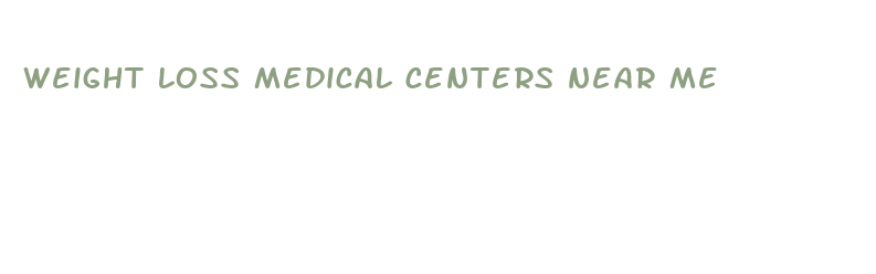 weight loss medical centers near me