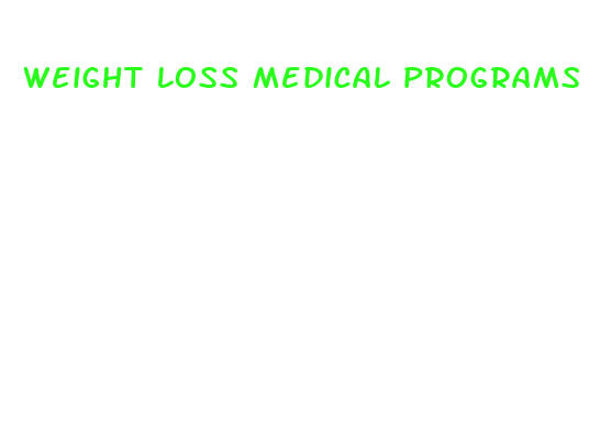 weight loss medical programs