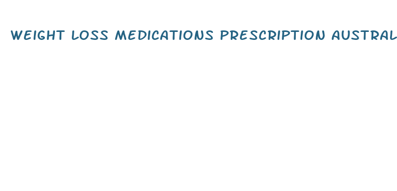 weight loss medications prescription australia