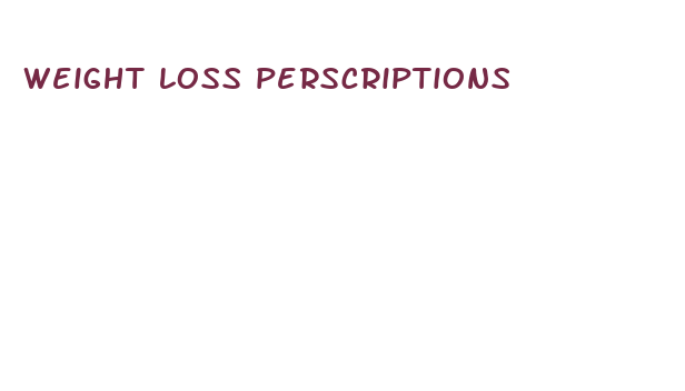 weight loss perscriptions