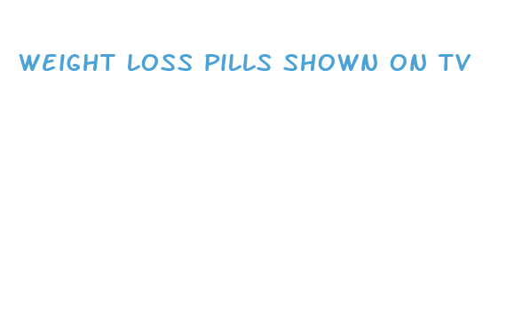 weight loss pills shown on tv