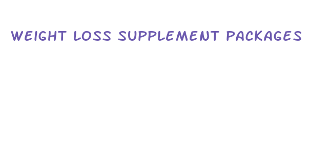 weight loss supplement packages