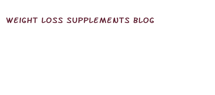 weight loss supplements blog