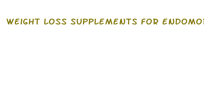 weight loss supplements for endomorphs