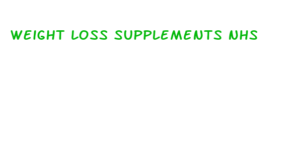 weight loss supplements nhs