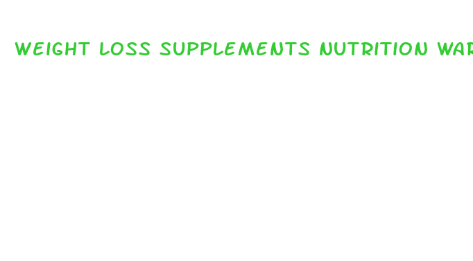 weight loss supplements nutrition warehouse