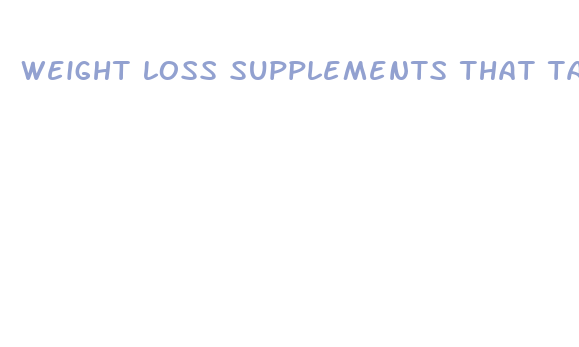 weight loss supplements that target belly fat