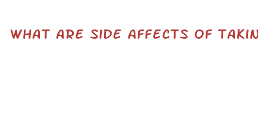 what are side affects of taking diet pills