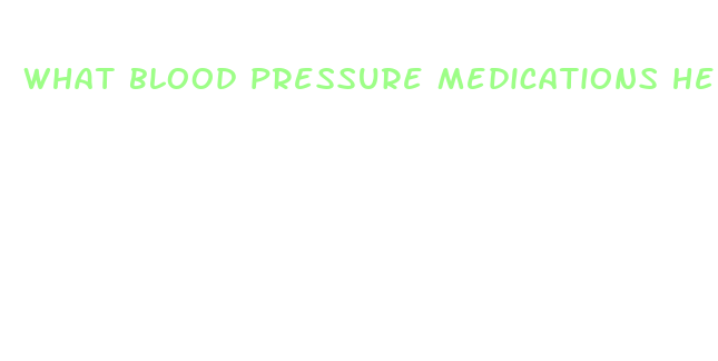 what blood pressure medications help with weight loss