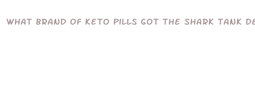 what brand of keto pills got the shark tank deal