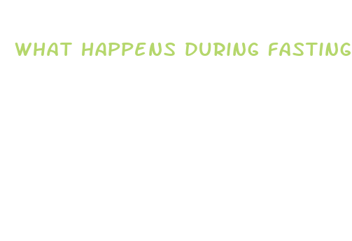 what happens during fasting