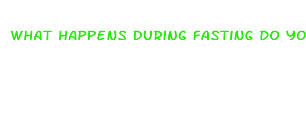 what happens during fasting do you lose weight